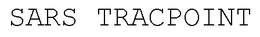 SARS TRACPOINT trademark
