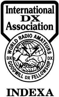 INTERNATIONAL DX ASSOCIATION INDEXA DX WORLD RADIO AMATEURS DX GOODWILL DX FELLOWSHIP trademark