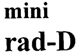 MINI RAD-D trademark