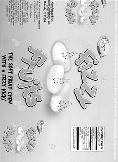 FIZZY FRUITS THE SOFT FRUIT CHEW WITH A FIZZY KICK! trademark