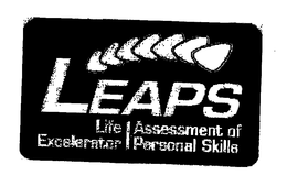 LEAPS LIFE EXCELERATOR ASSESSMENT OF PERSONAL SKILLS trademark