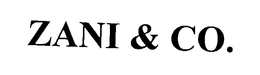 ZANI & CO. trademark