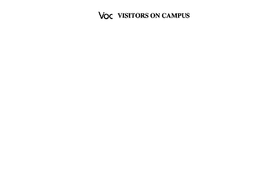 VOC VISITORS ON CAMPUS trademark
