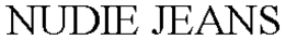 NUDIE JEANS trademark