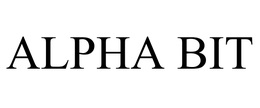 ALPHA BIT trademark