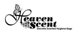 HEAVEN SCENT DISCRETE SCENTED HYGIENE BAGS trademark