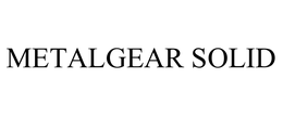 METALGEAR SOLID trademark
