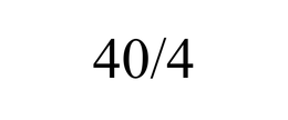 40/4 trademark