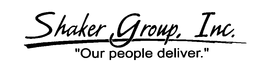 SHAKER GROUP, INC. "OUR PEOPLE DELIVER." trademark