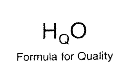 HQO FORMULA FOR QUALITY trademark