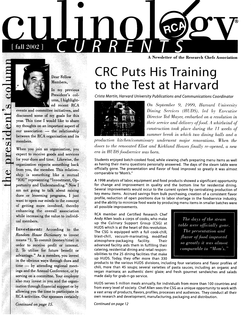 RCA CULINOLOGY CURRENTS trademark