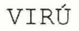 VIRÚ trademark