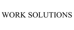 WORK SOLUTIONS trademark