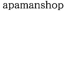 APAMANSHOP trademark
