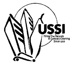 USSI FILLING THE VACUUM IN CONTRACT CLEANING SINCE 1912 trademark