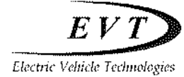 EVT ELECTRIC VEHICLE TECHNOLOGIES trademark