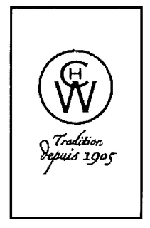 HCW TRADITION DEPUIS 1905 trademark