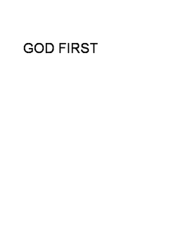 GOD FIRST trademark