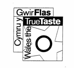 WALES THE TRUE TASTE (CYMRU Y GWIR FLAS) trademark