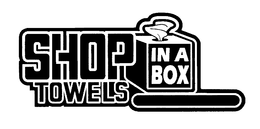 SHOP TOWELS IN A BOX trademark