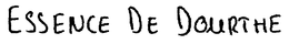 ESSENCE DE DOURTHE trademark