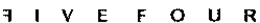 FIVE FOUR trademark