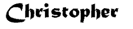 CHRISTOPHER trademark