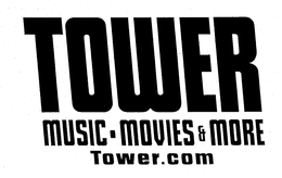 TOWER MUSIC MOVIES & MORE TOWER.COM trademark