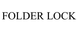 FOLDER LOCK trademark