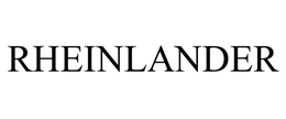 RHEINLANDER trademark