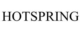 HOTSPRING trademark