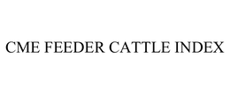 CME FEEDER CATTLE INDEX trademark