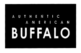 AUTHENTIC AMERICAN BUFFALO trademark