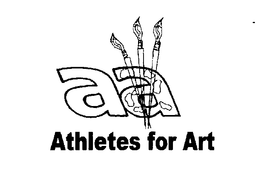 AA ATHLETES FOR ART trademark