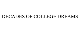 DECADES OF COLLEGE DREAMS trademark
