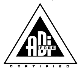 ADI FREE CERTIFIED trademark