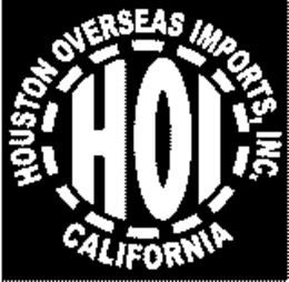 HOI HOUSTON OVERSEAS IMPORTS, INC. CALIFORNIA trademark