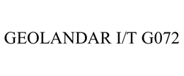GEOLANDAR I/T G072 trademark