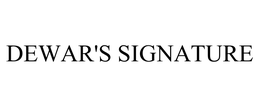 DEWAR'S SIGNATURE trademark