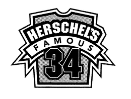 HERSCHEL'S FAMOUS 34 trademark