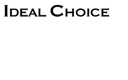 IDEAL CHOICE trademark
