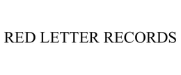 RED LETTER RECORDS trademark
