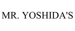 MR. YOSHIDA'S trademark