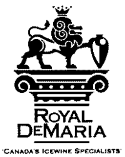 ROYAL DEMARIA 'CANADA'S ICEWINE SPECIALISTS' trademark