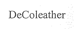 DECOLEATHER trademark