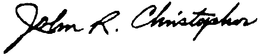 JOHN R. CHRISTOPHER trademark