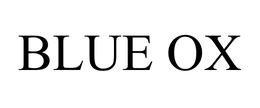 BLUE OX trademark
