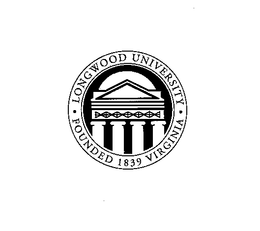 LONGWOOD UNIVERSITY FOUNDED 1839 VIRGINIA trademark