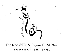 "REACH BEYOND YOUR GRASP" THE RONALD D. & REGINA C. MCNEIL FOUNDATION, INC. trademark