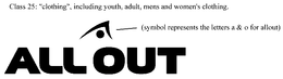 AO ALLOUT trademark